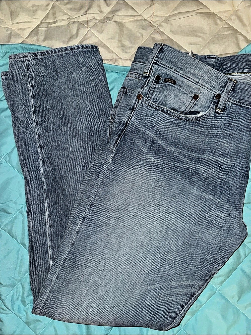 Polo Ralph Lauren Vintage Classic Fit Jean Men's Straight Jeans Blue Waist 38